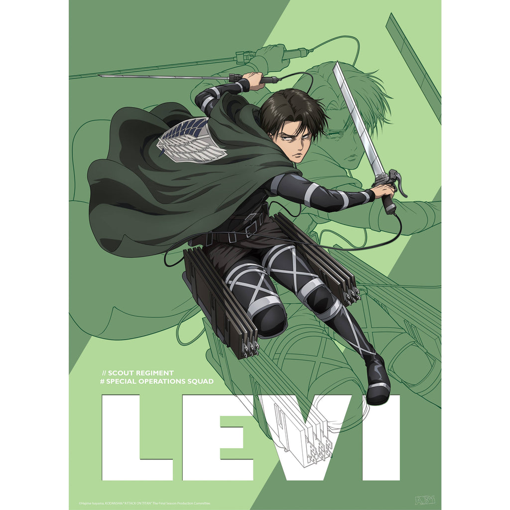 Attack on Titan Unframed Poster Set 15" x 20.5" Includes 2