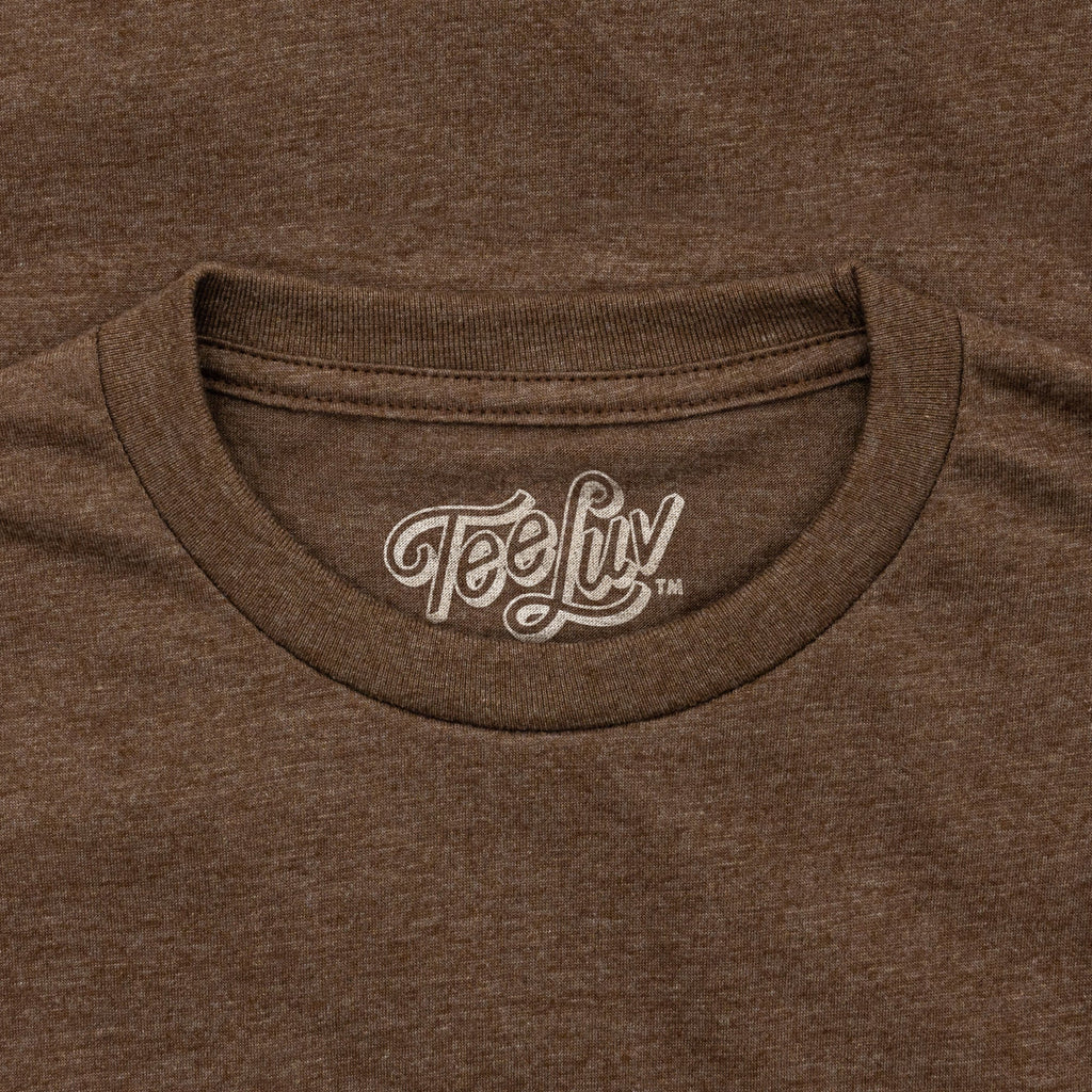 Count Chocula Distressed Monster Cereal Logo T-Shirt - Heather Brown