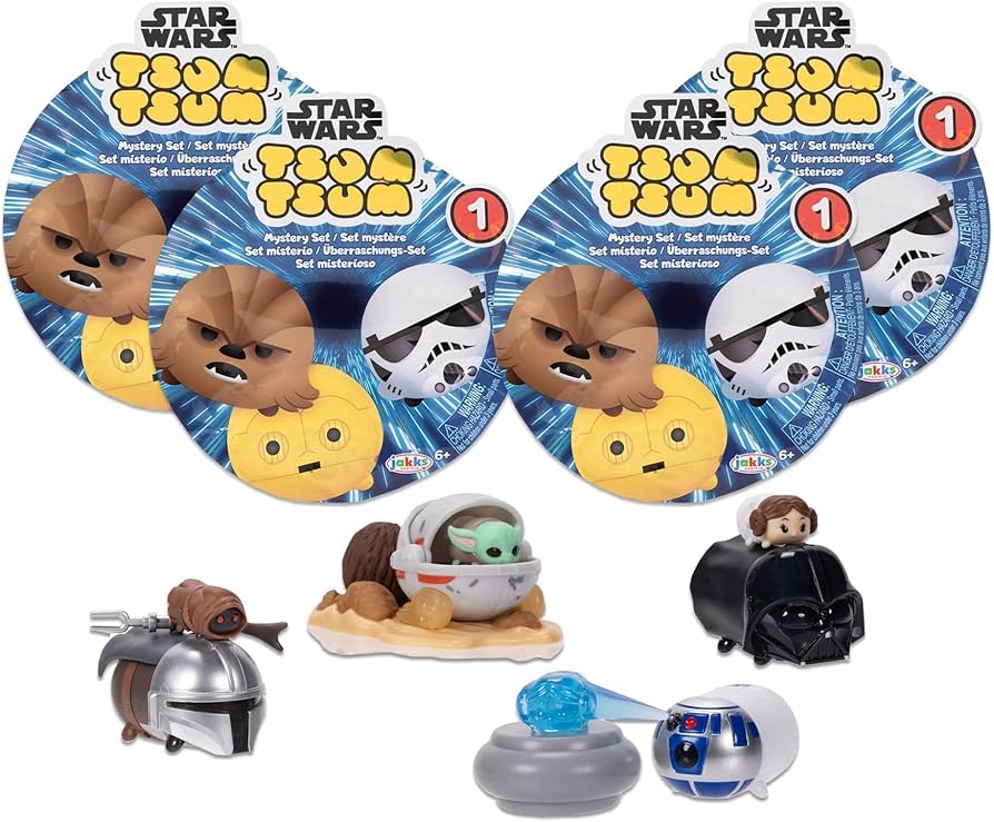 Star Wars Tsum Tsum Mystery Set! Series 1 Collect Them All!!