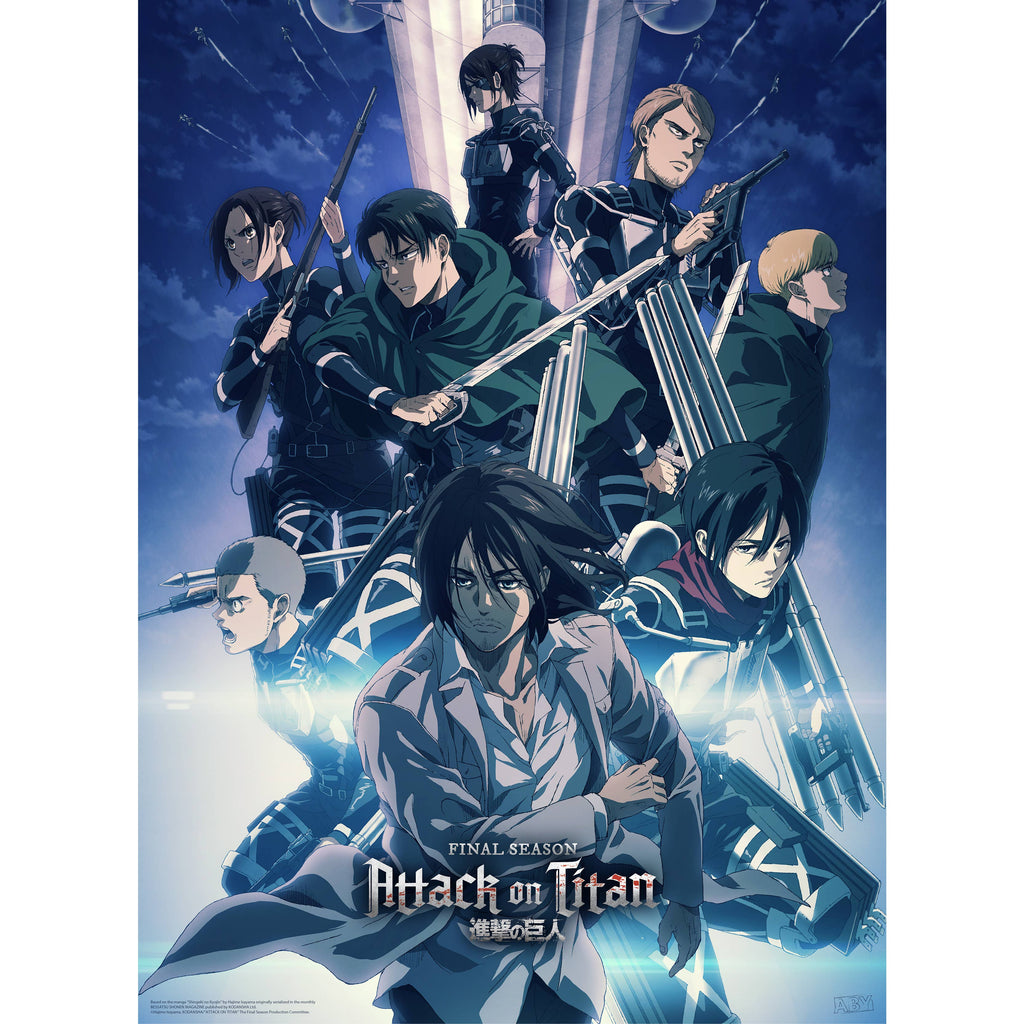 Attack on Titan Unframed Poster Set The Scouts 15" x 20.5"