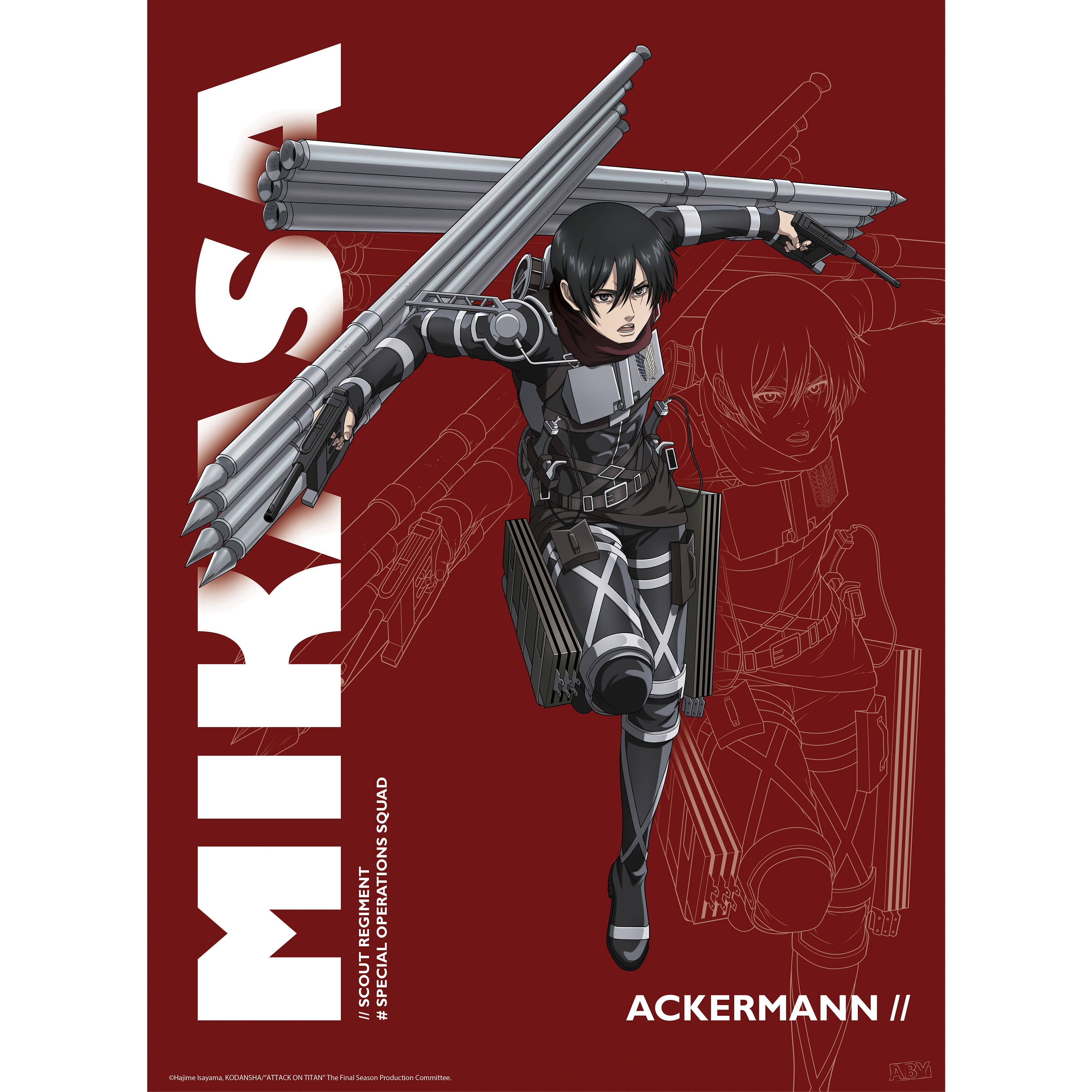 Attack on Titan Unframed Poster Set 15" x 20.5" Includes 2