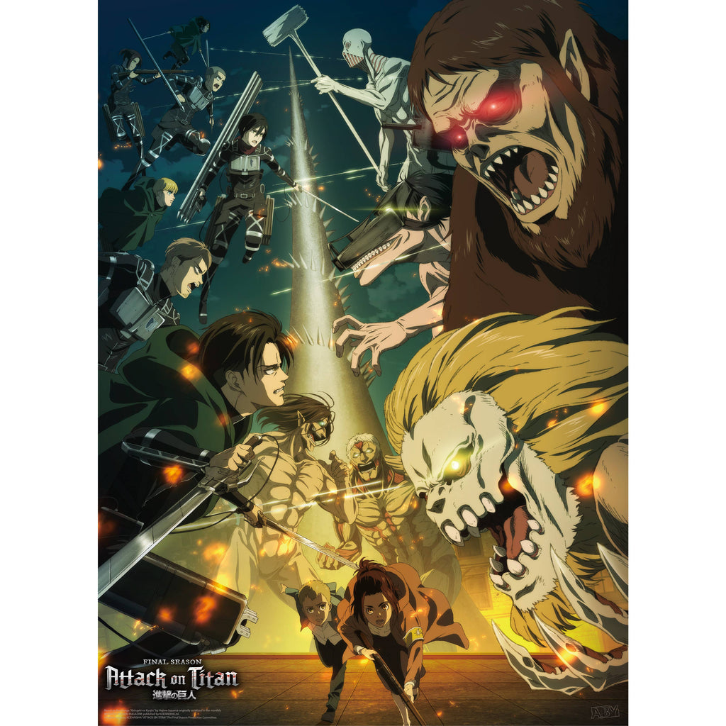 Attack on Titan Unframed Poster Set The Scouts 15" x 20.5"