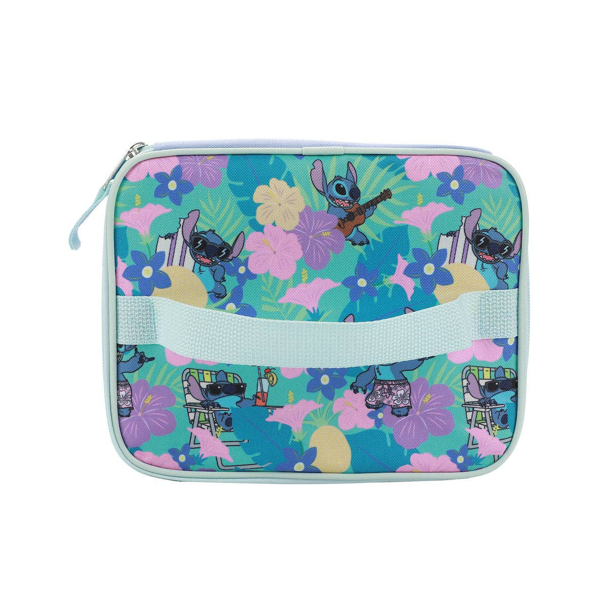 Disney Stitch Colorful Flower Print 5-Piece Backpack Set