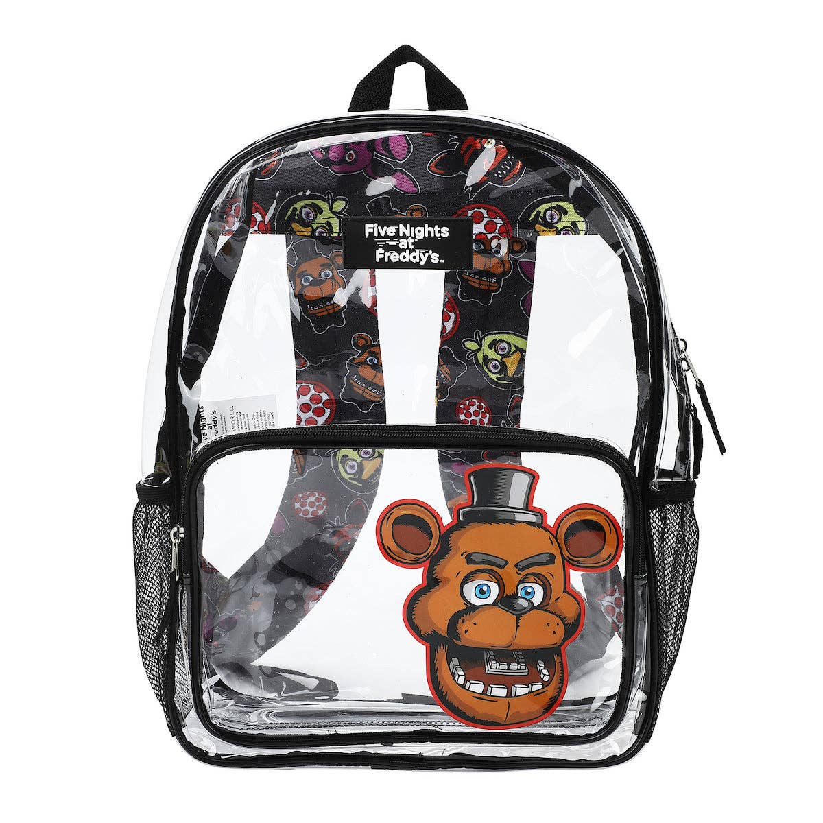 Five Nights at Freddy’s Freddy Fazbear 16” Clear Backpack For School And Travel