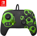 PDP Rematch Glow Wired Controller 1-Up Mushroom Glow Nintendo Switch