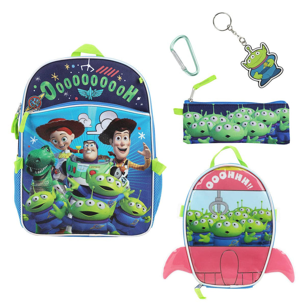 Toy Story Little Green Men 5-Piece Backpack & Lunchbox Set