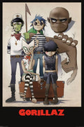 Gorillaz 24x36 Poster: Individually Rolled & Labeled