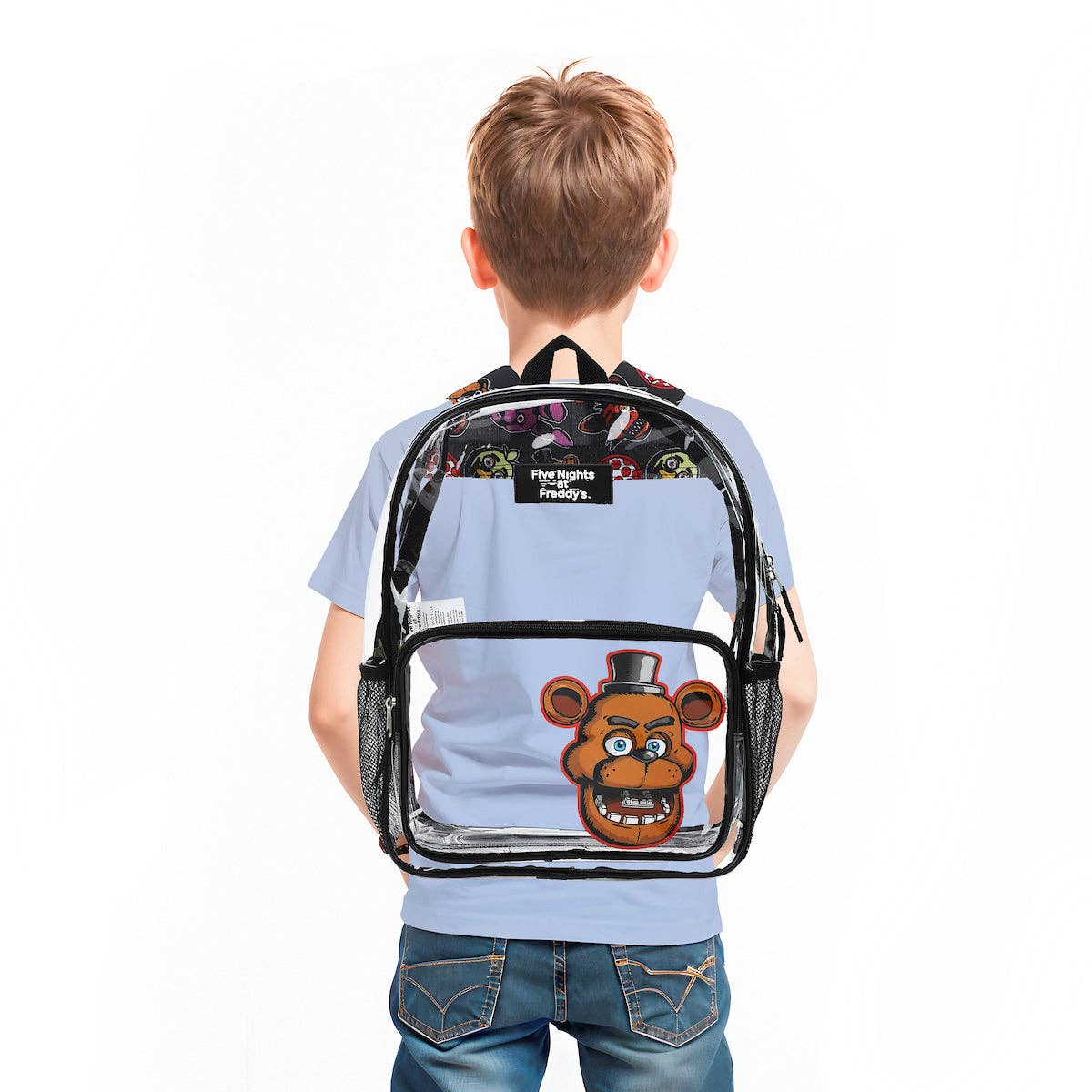 Five Nights at Freddy’s Freddy Fazbear 16” Clear Backpack For School And Travel