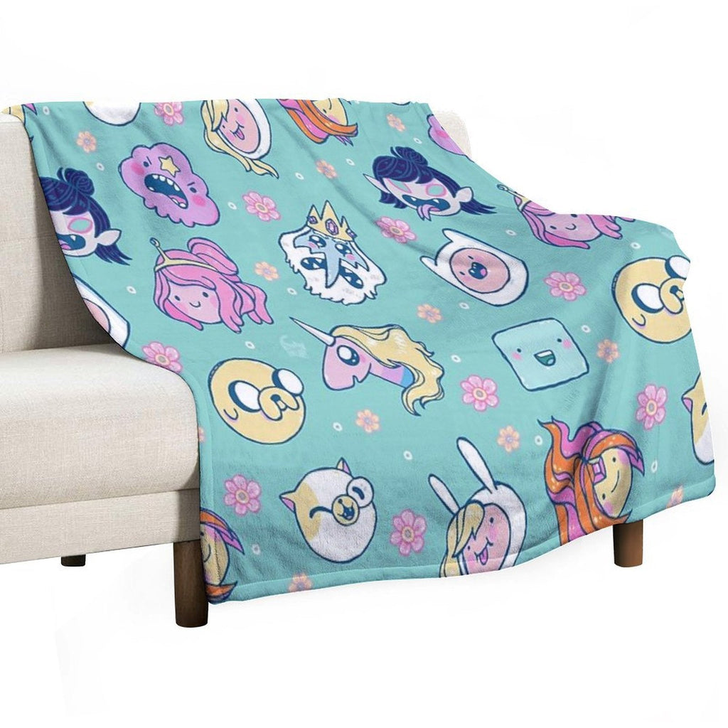 Adventure Time Friends 1 Compact Throw Blanket