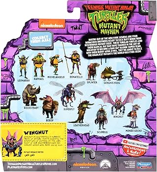 TMNT Mutant Mayhem Wingnut (Robo Bat) Playmates