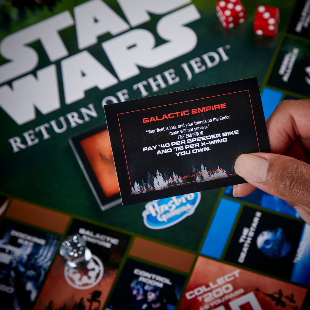 Monopoly: Star Wars Return of Jedi Board Game, 2-6 Players Ages 8+