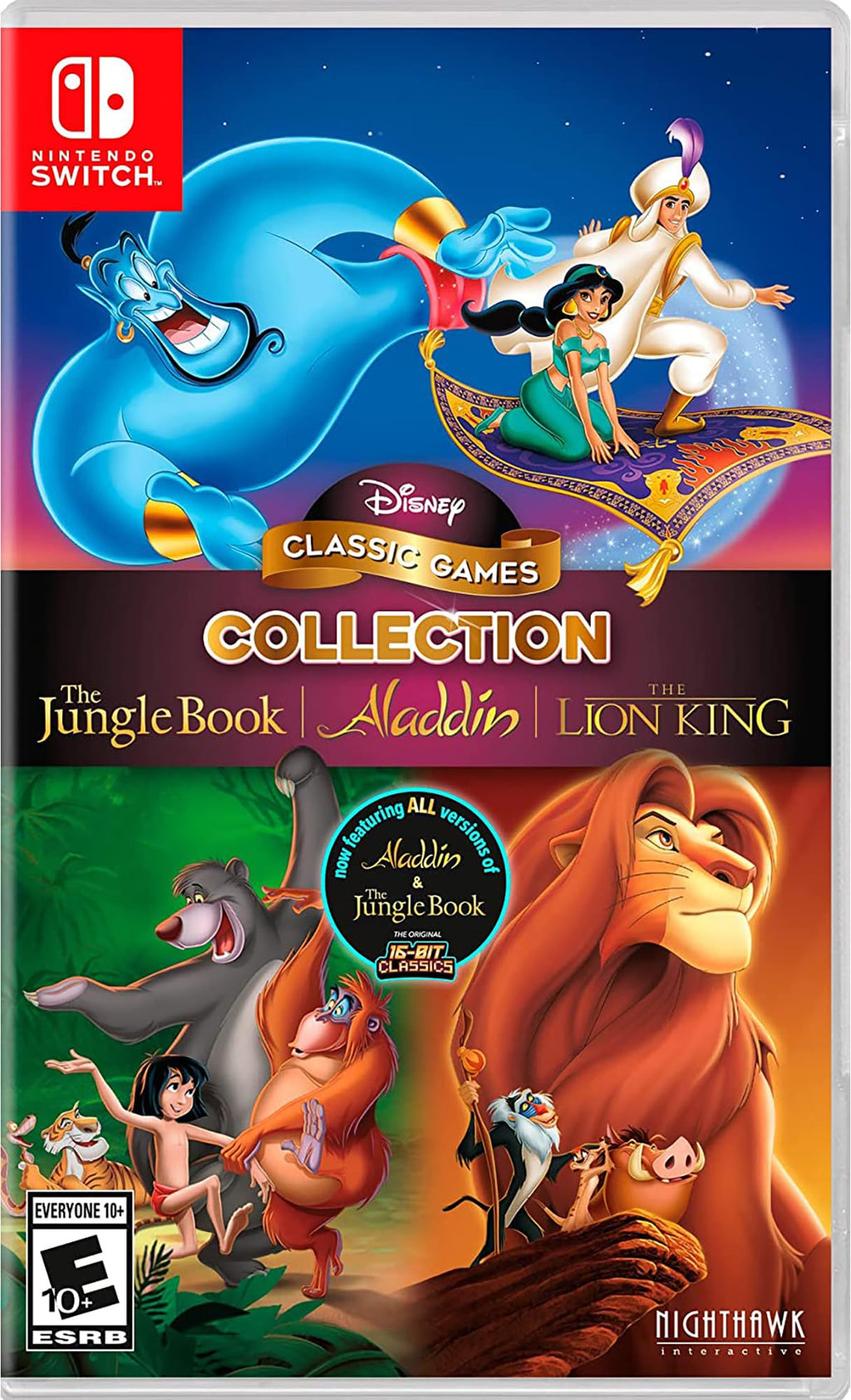 🌟Disney Classic Collection Nintendo Switch Aladdin, Lion King, Jungle Book!⭐️