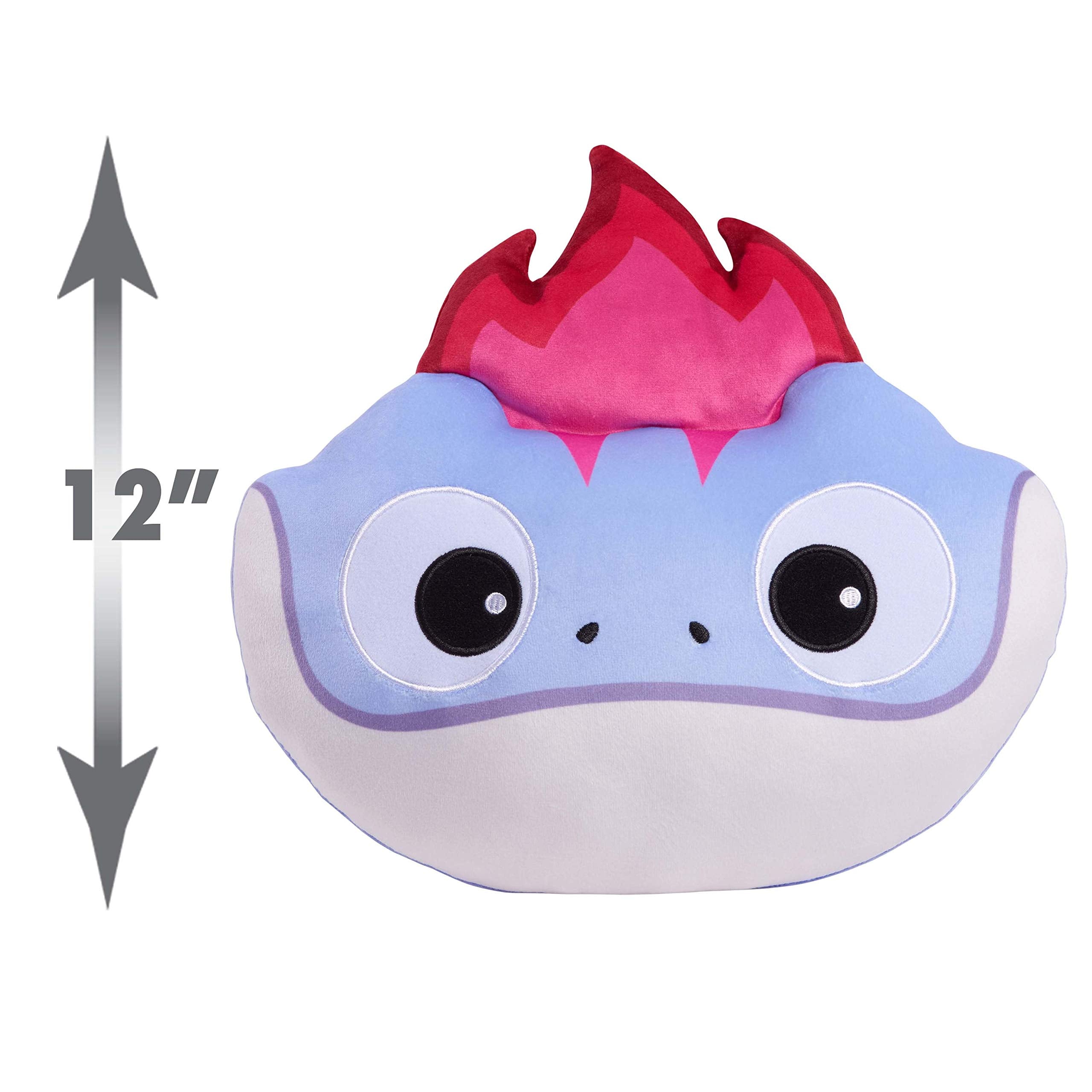 Disney Frozen 2 Character Head 12-Inch Plushie Bruni, Soft Pillow Buddy Toy