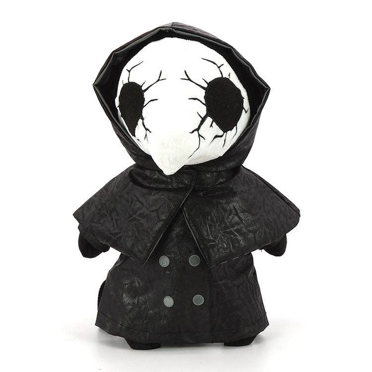 CRACKED EYES PLAGUE DOC PLUSH BACKPACK IN POLYSTER