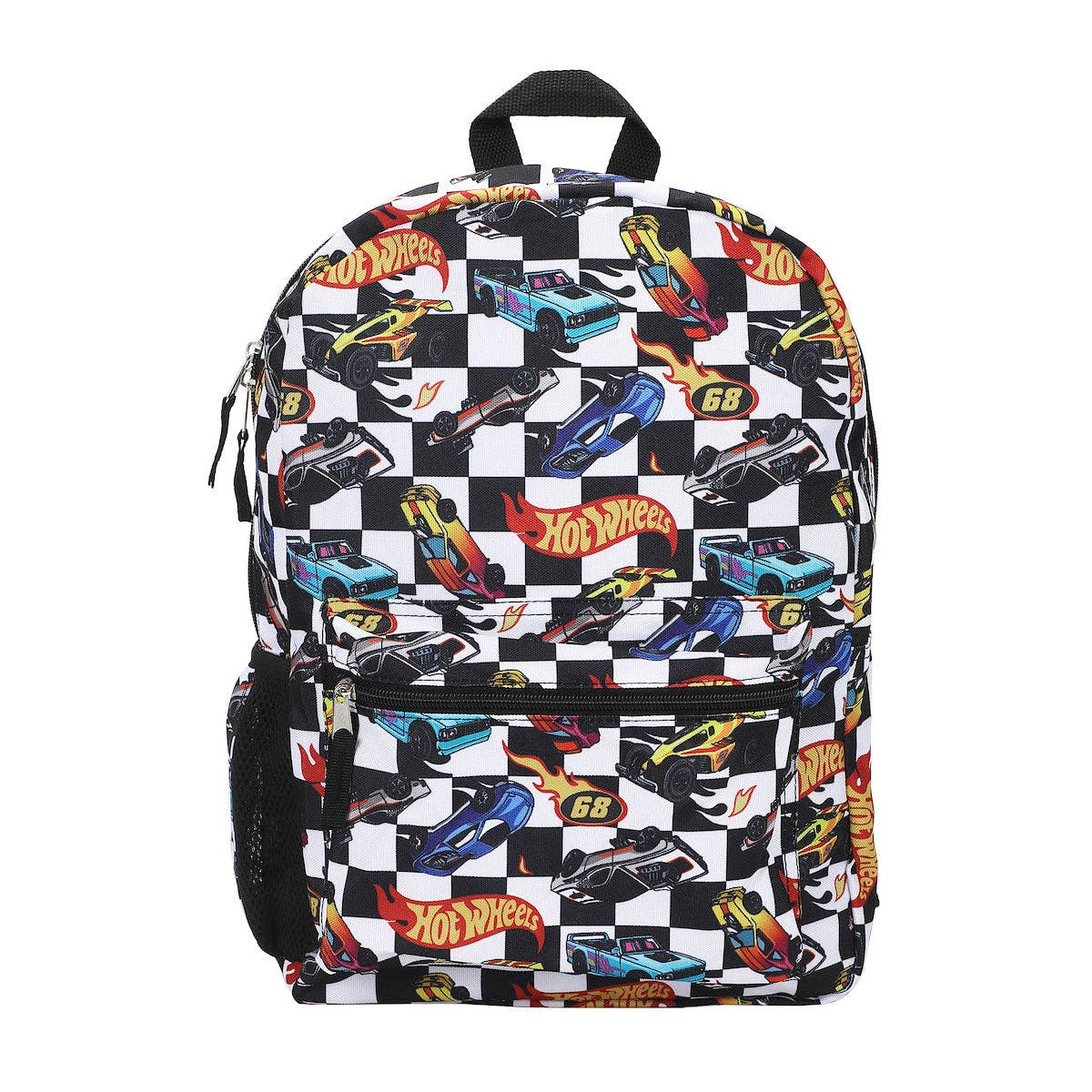 Hot Wheels All-Over Print 16” Backpack For School And Travel