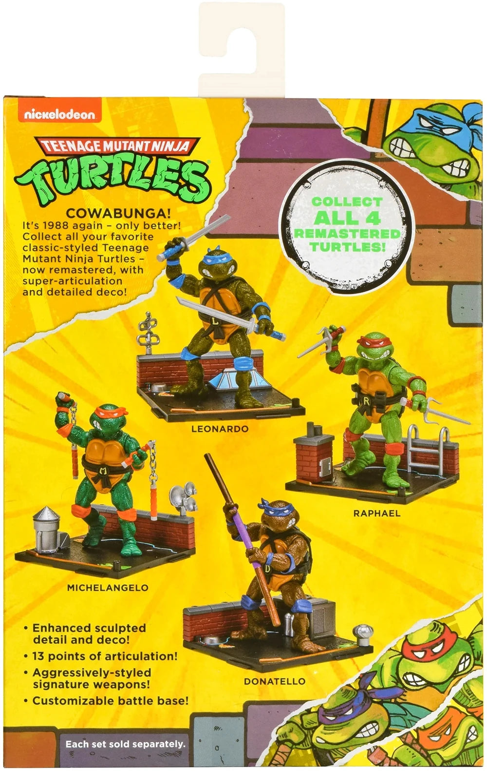 New Teenage Mutant Ninja Turtles Raphael 1988 Remastered Figure 40 of Years TMNT