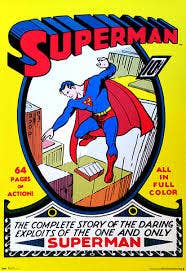 Superman 24x36 Complete Story Poster: Individually Rolled & Labeled