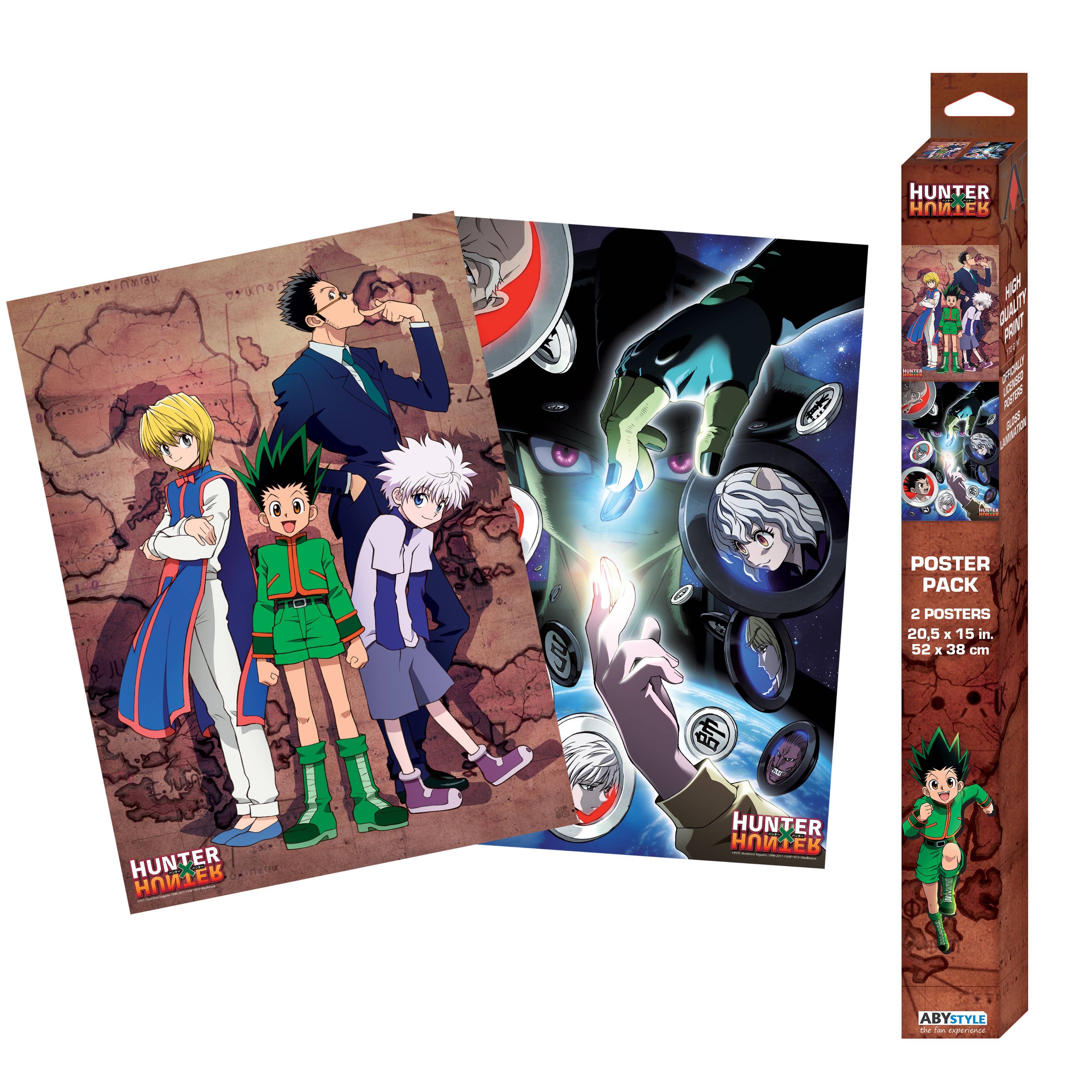 Hunter x Hunter Boxed Poster Set Includes 2