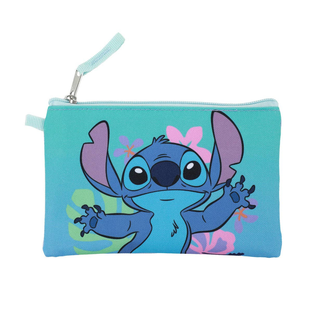 Disney Stitch Colorful Flower Print 5-Piece Backpack Set