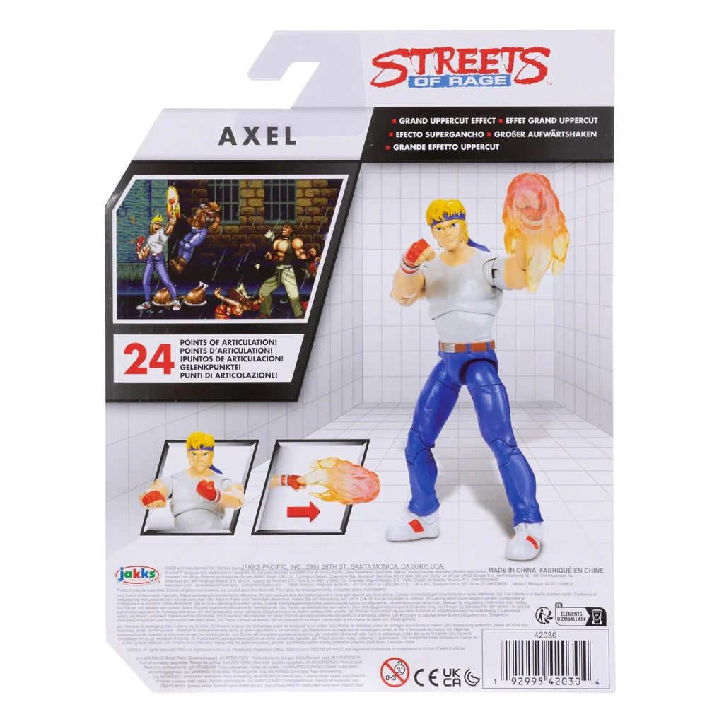 2023 Jakks Pacific 42030 Sega Streets Of Rage Axel Action Figure