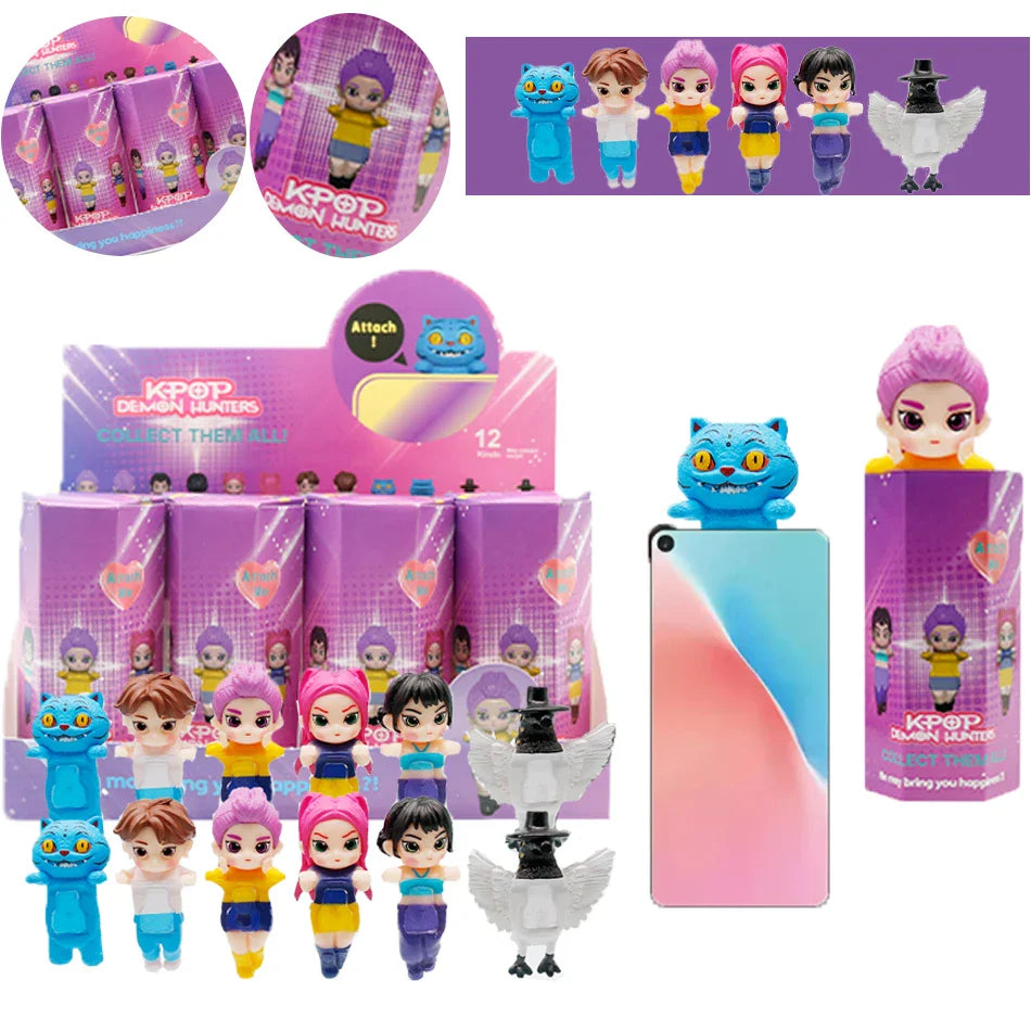 2025 Hot selling K pop Demon Hunters Blind Box Series Anime Figures Ornaments Dolls Fans Children Birthday Gift Random Blind Box