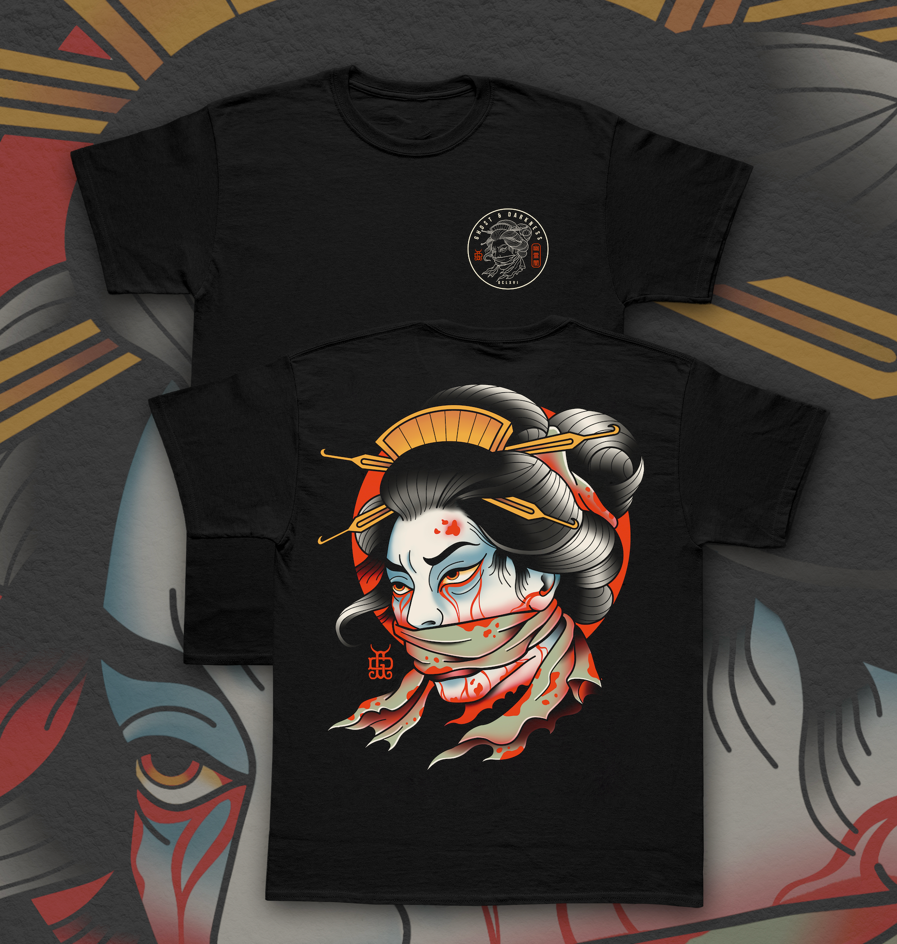 Namakubi Tattoo Tee | Ghost & Darkness Streetwear