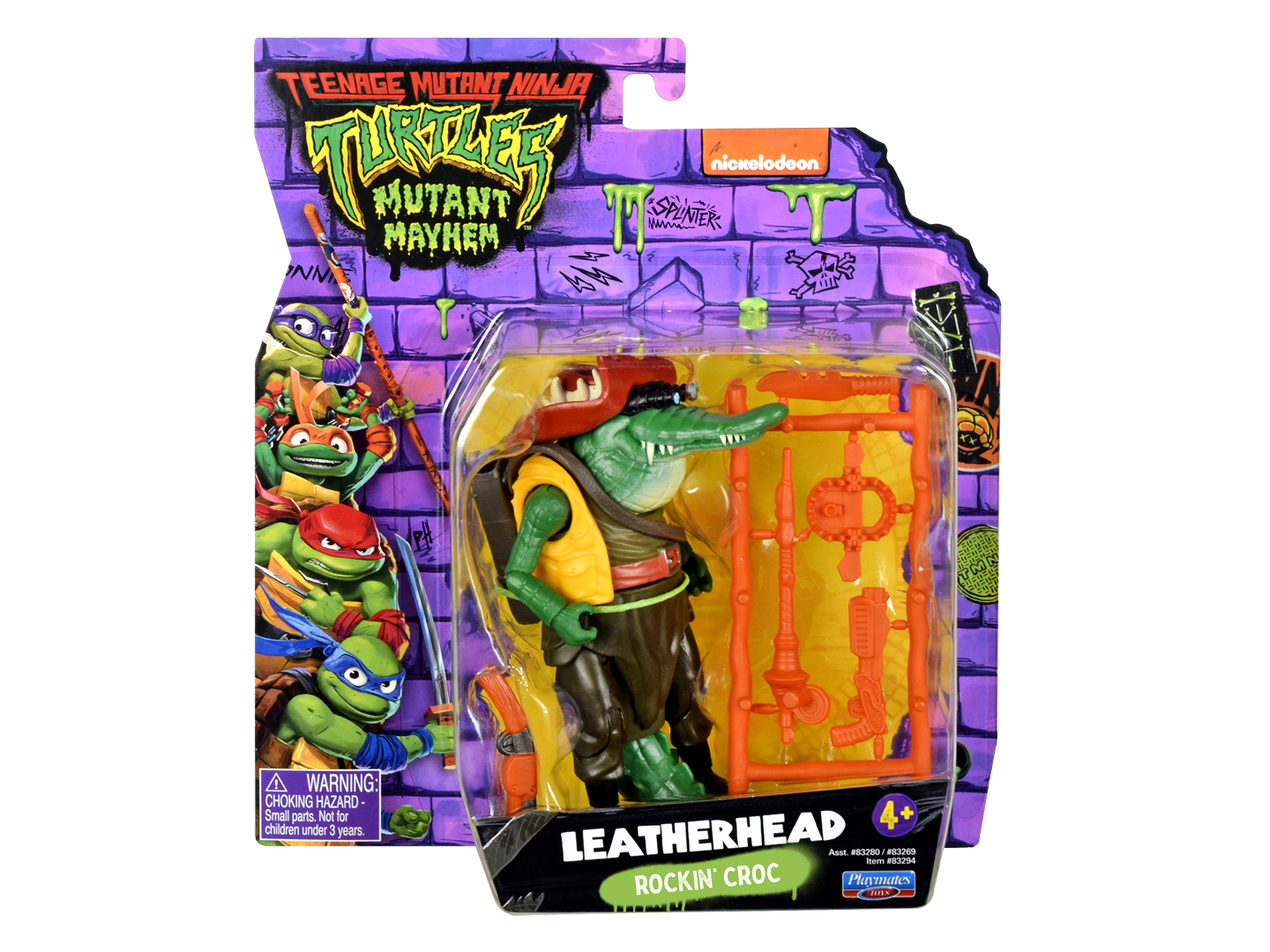 Leatherhead TMNT Mutant Mayhem Playmates