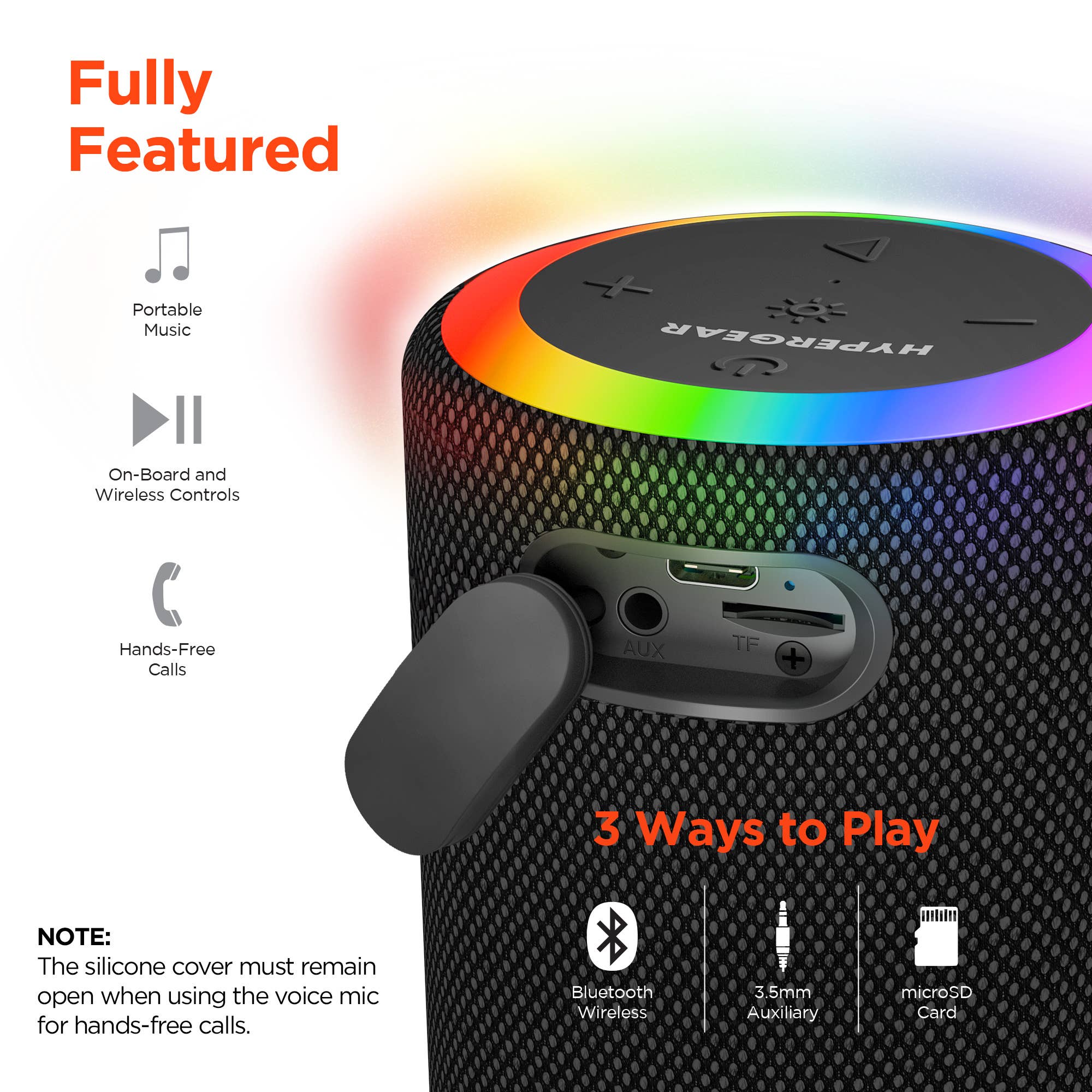 Halo XL Waterproof LED Wireless Speaker