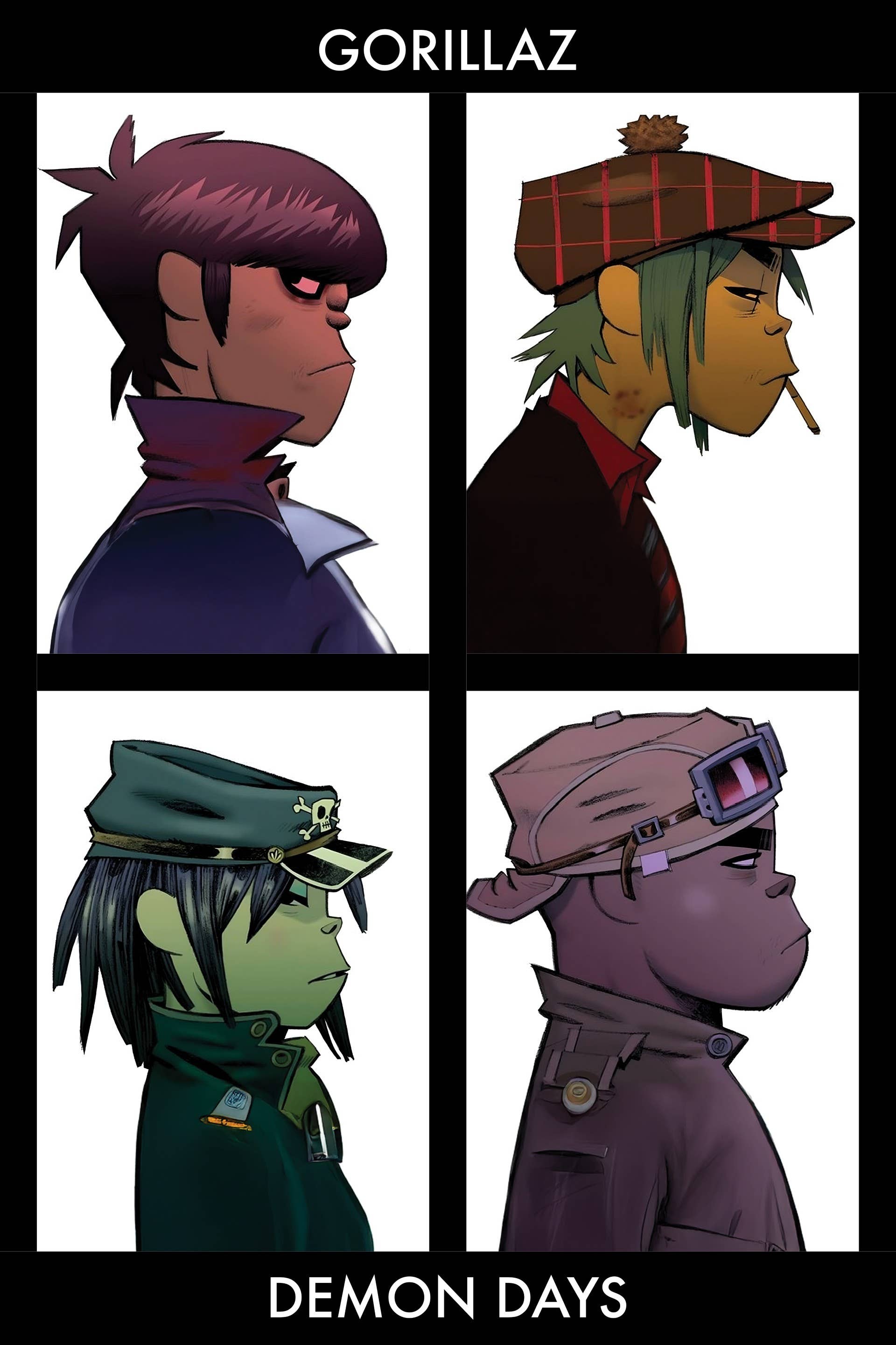 Gorillaz 24x36 Poster Demon Days: Individually Rolled & Labeled