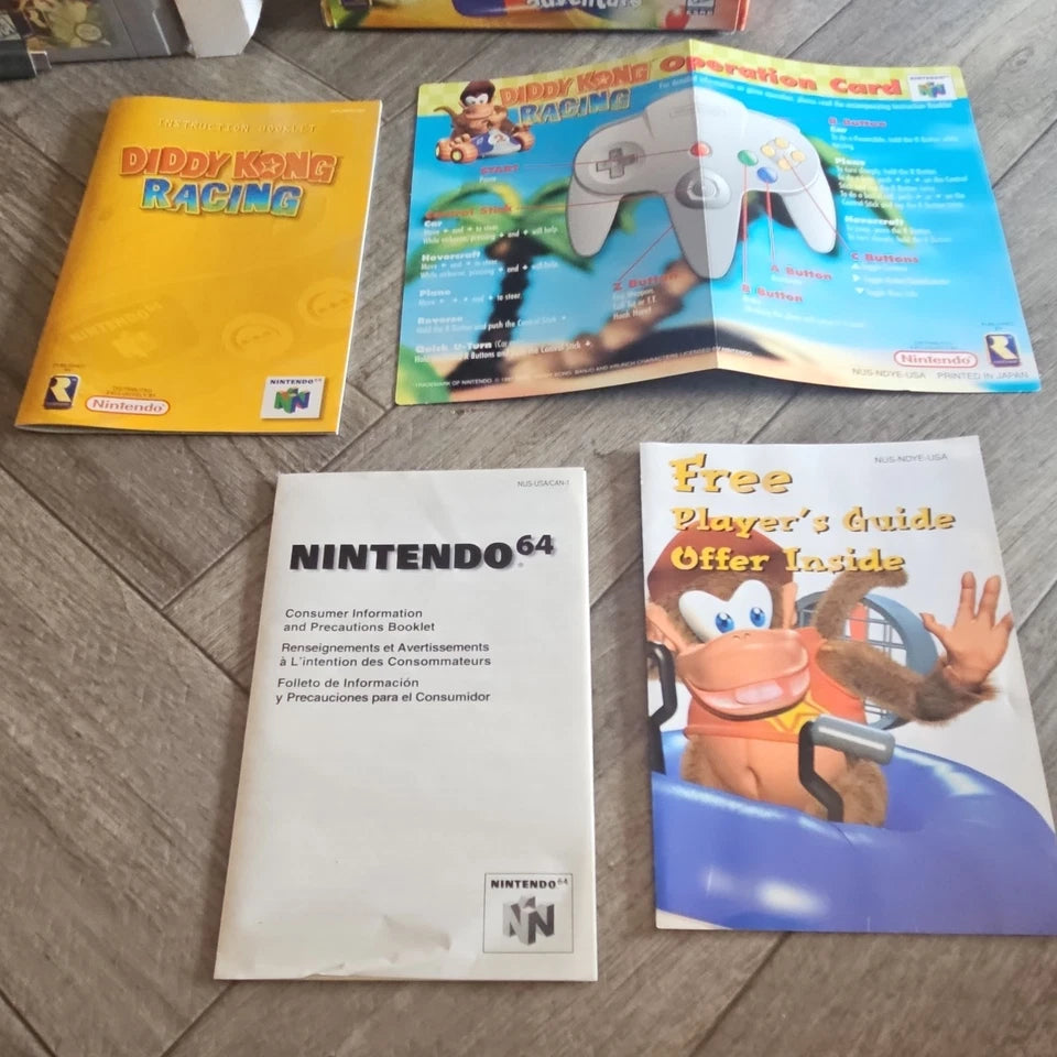 Diddy Kong Racing Nintendo 64 CIB! Excellent Condition!