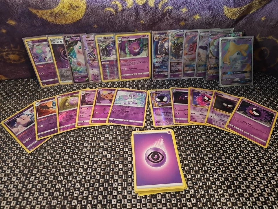 🟣Mega Gengar Pokemon Center 10 3/4" Tall-With Over 30 Pokemon Cards!