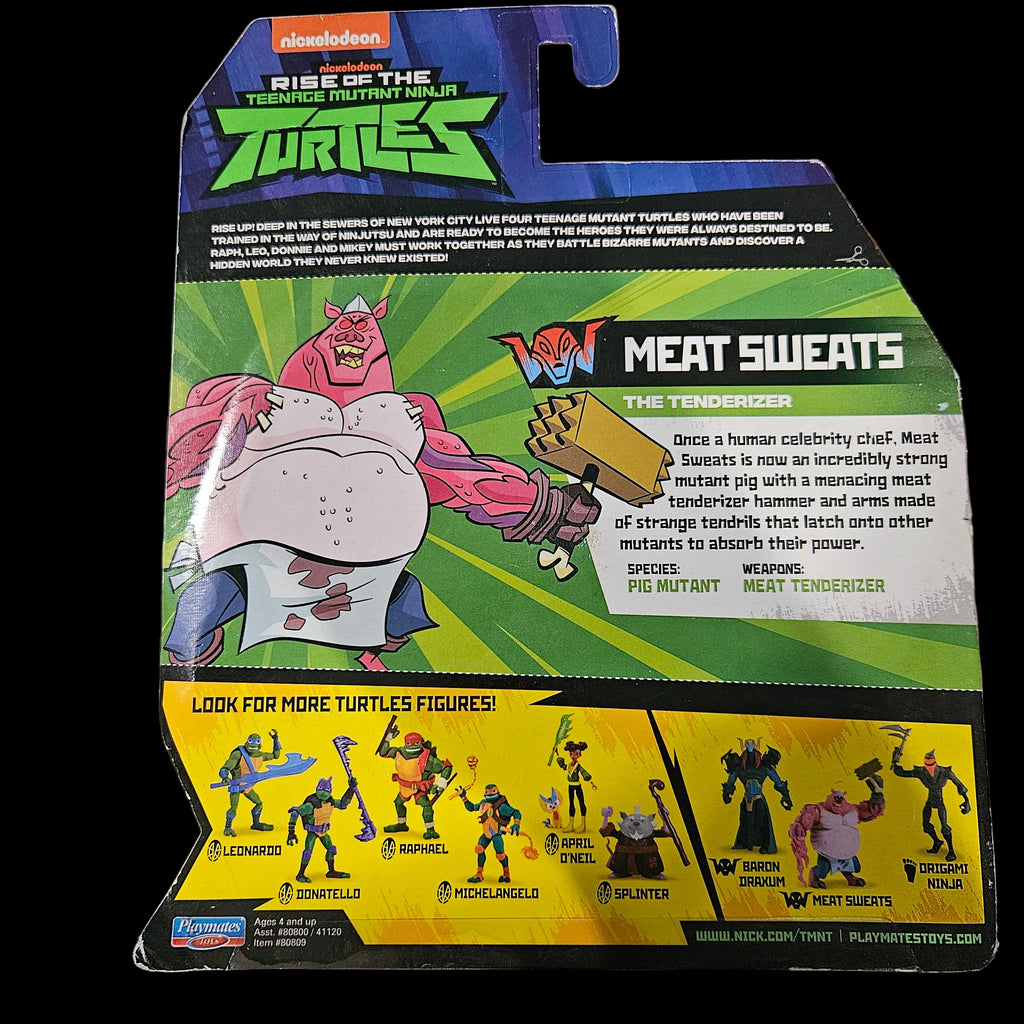 Rise of the TMNT Meat Sweats Playmates