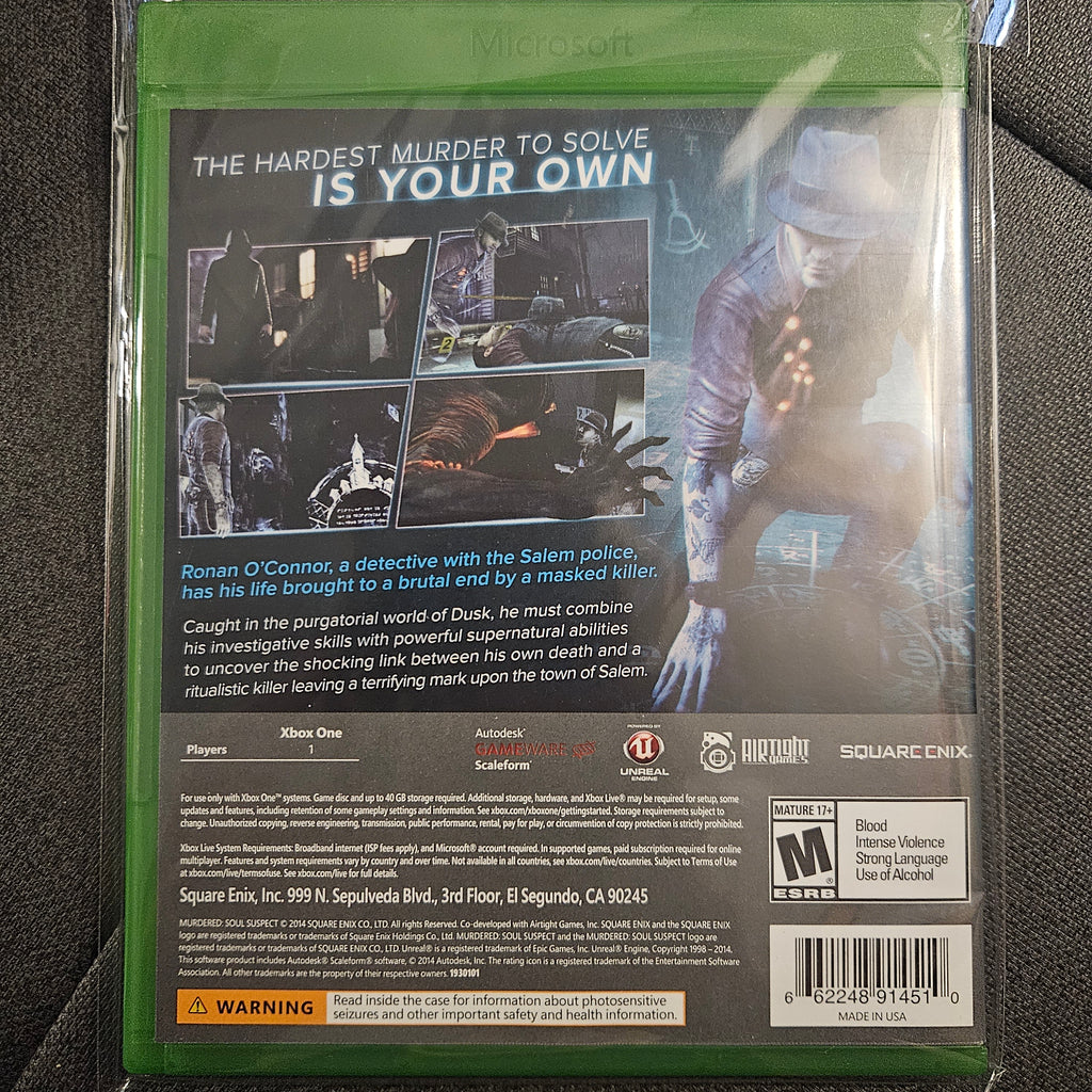 Murdered Soul Suspect Xbox One