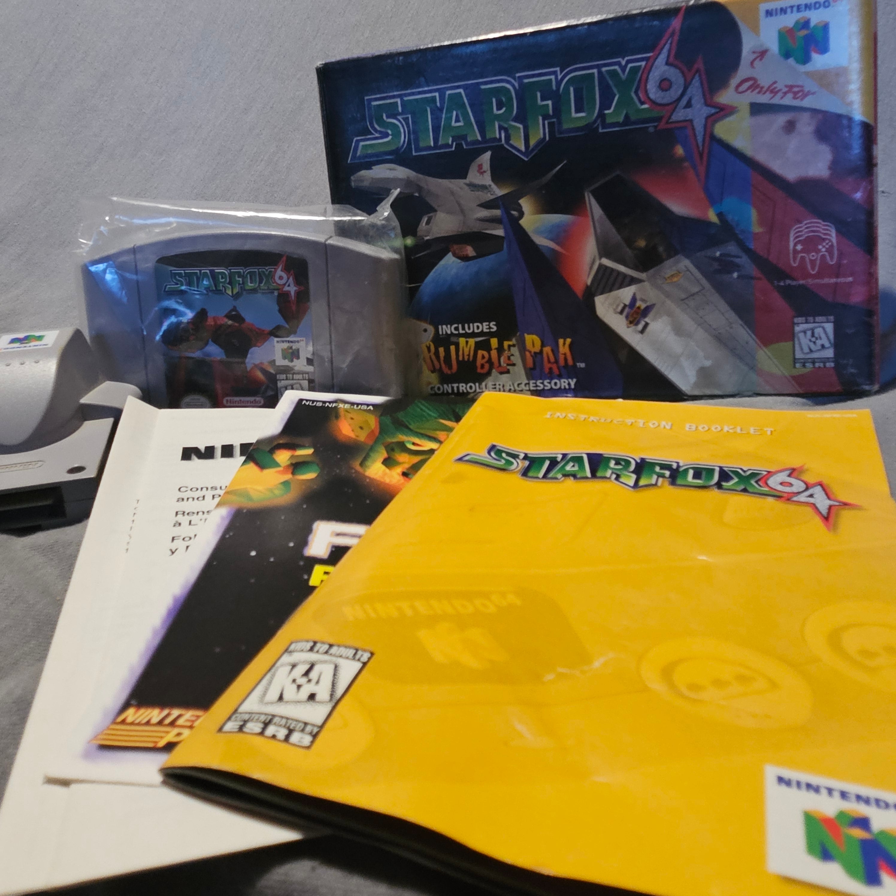 Starfox 64 Nintendo 64 Game