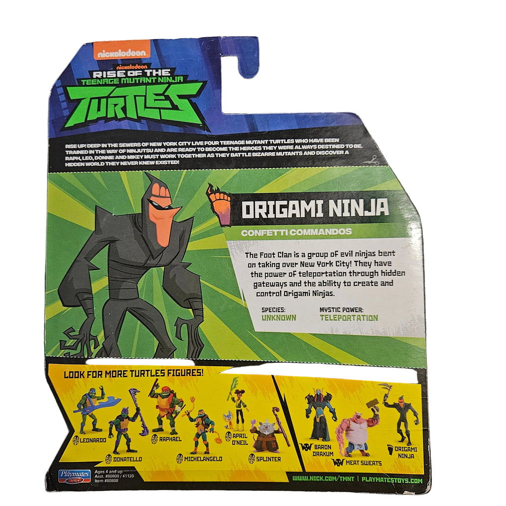 Origami Ninja Rise of the TMNT Playmates