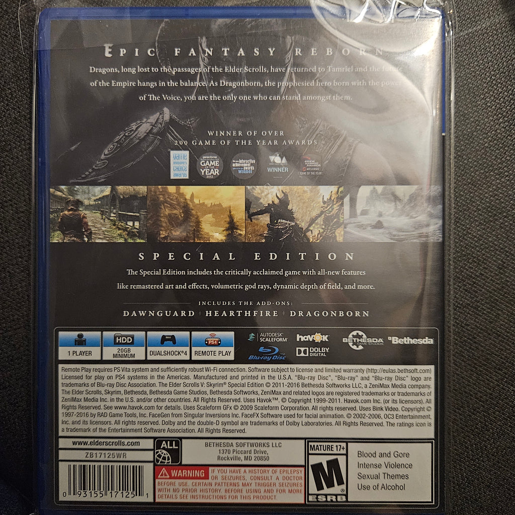 Elder Scrolls V Skyrim PS4