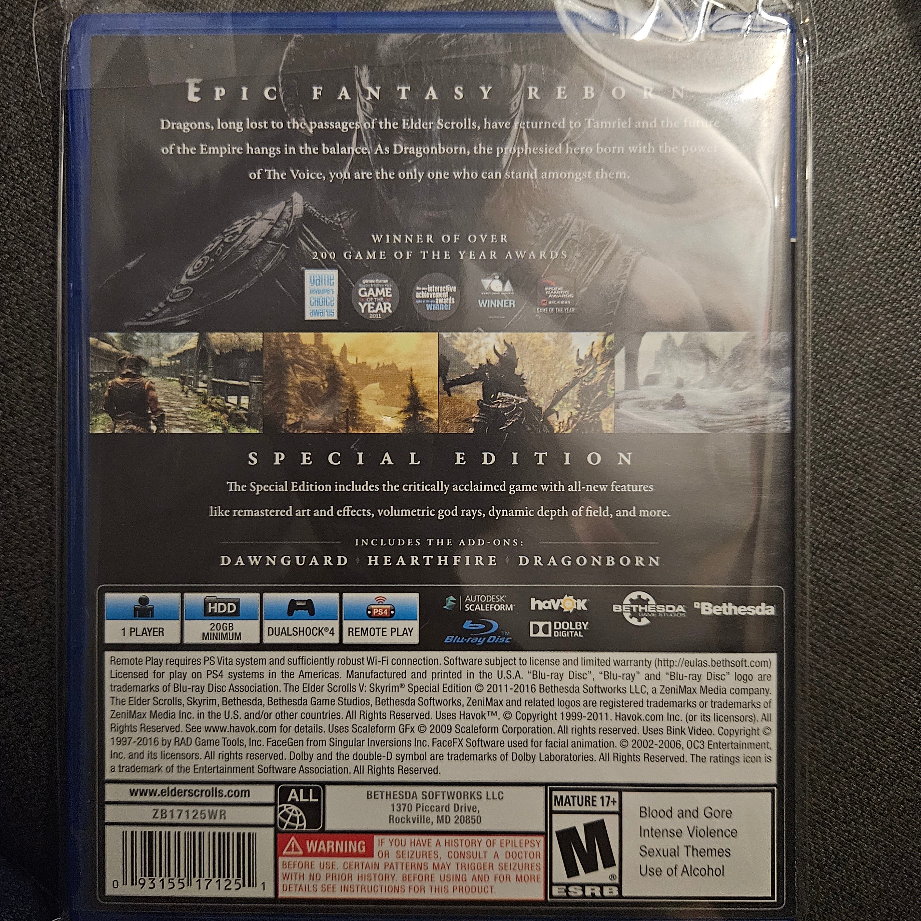 Elder Scrolls V Skyrim PS4