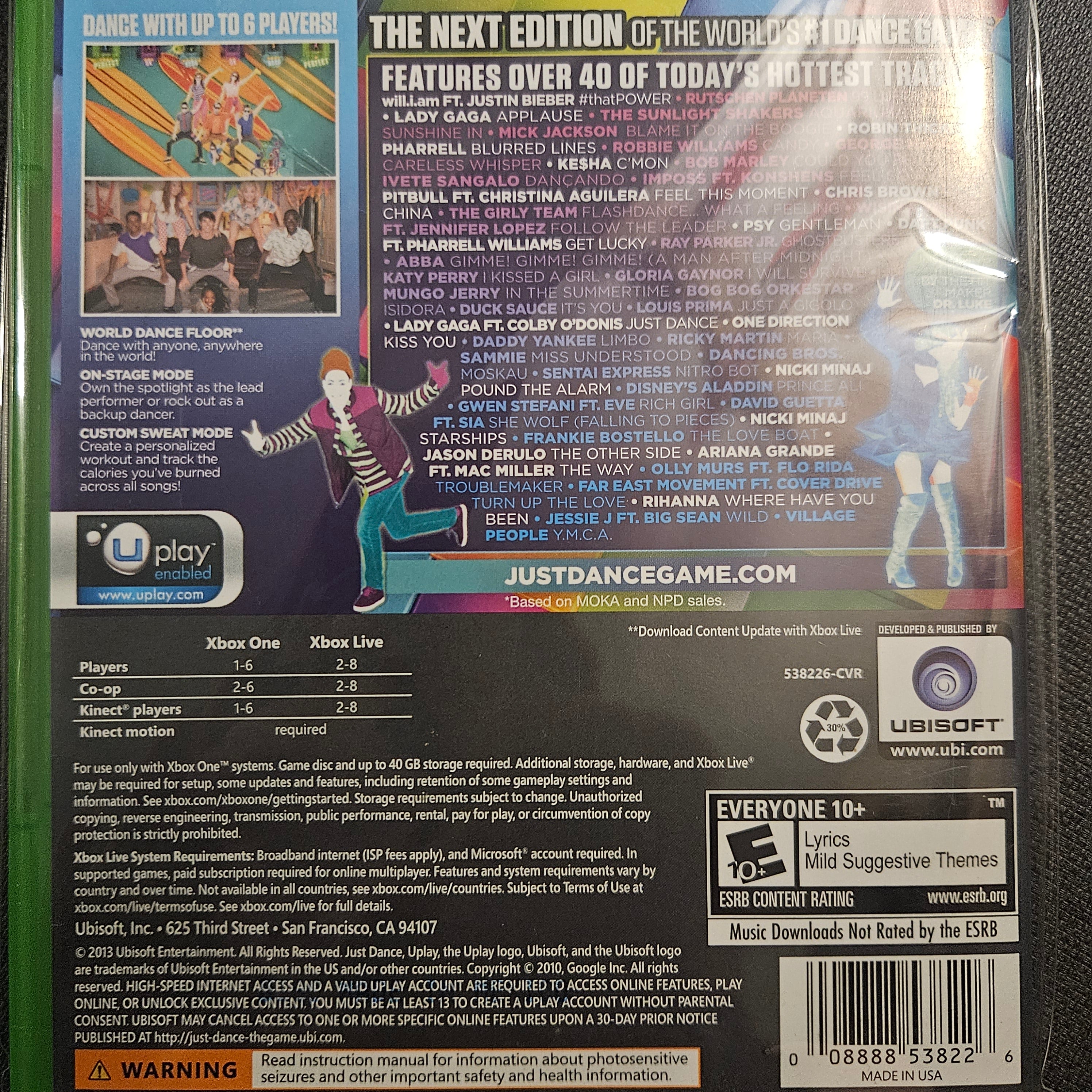 Just Dance 2014 Xbox One (Requires Kinect)