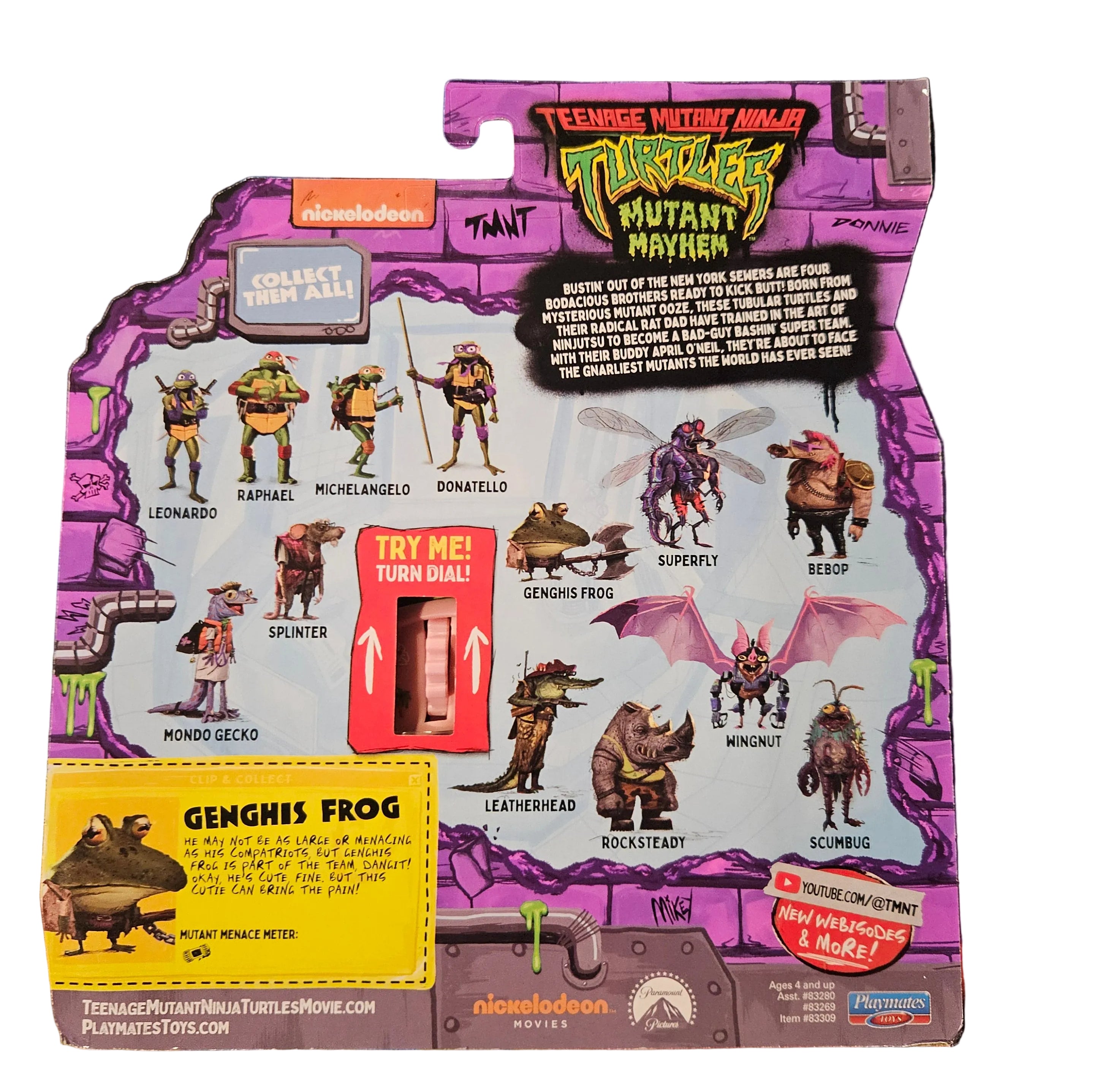 TMNT Genghis Frog (Croakin Bloke) Playmates Wave 2