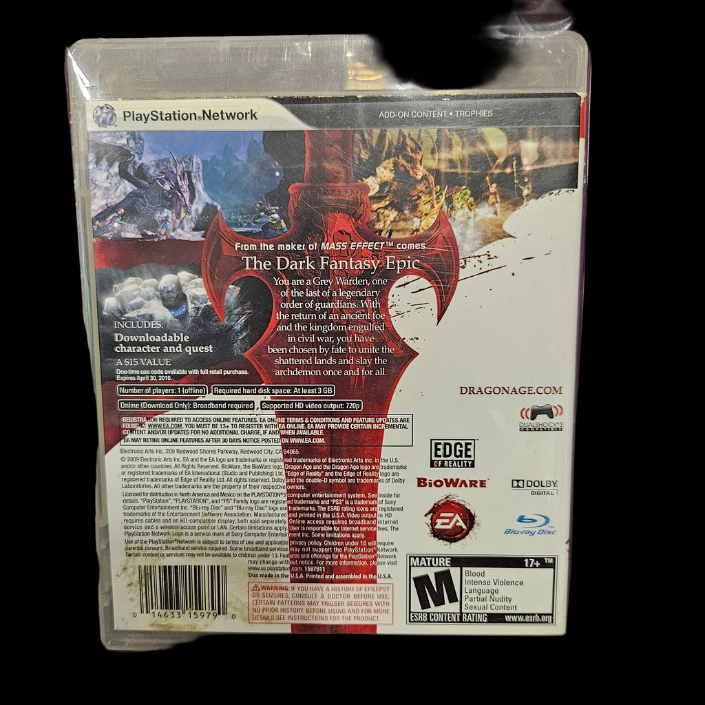 Dragon Age Origins PS3