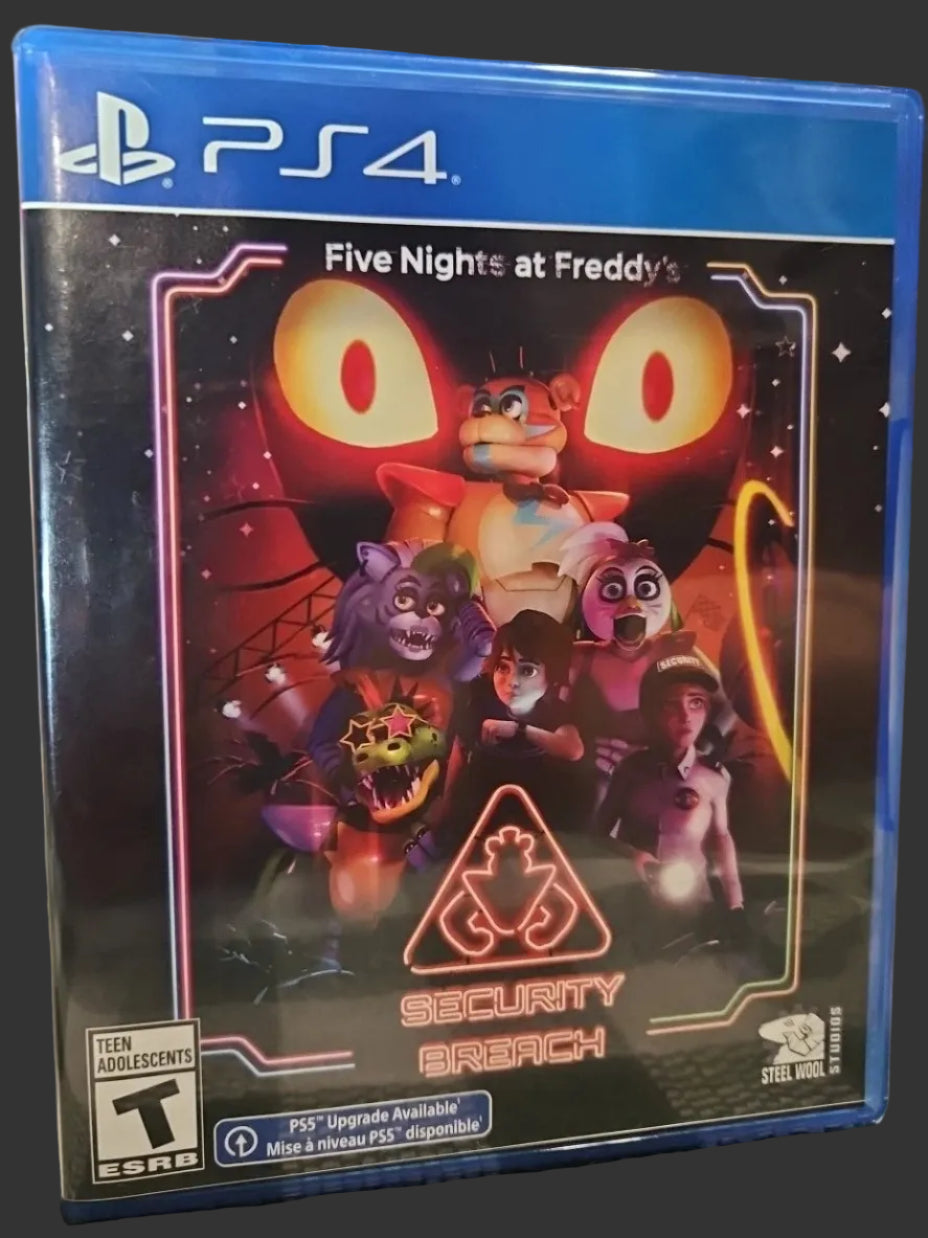 Five Nights At Freddys Security Breach PS4 Game!!! With Stickers!