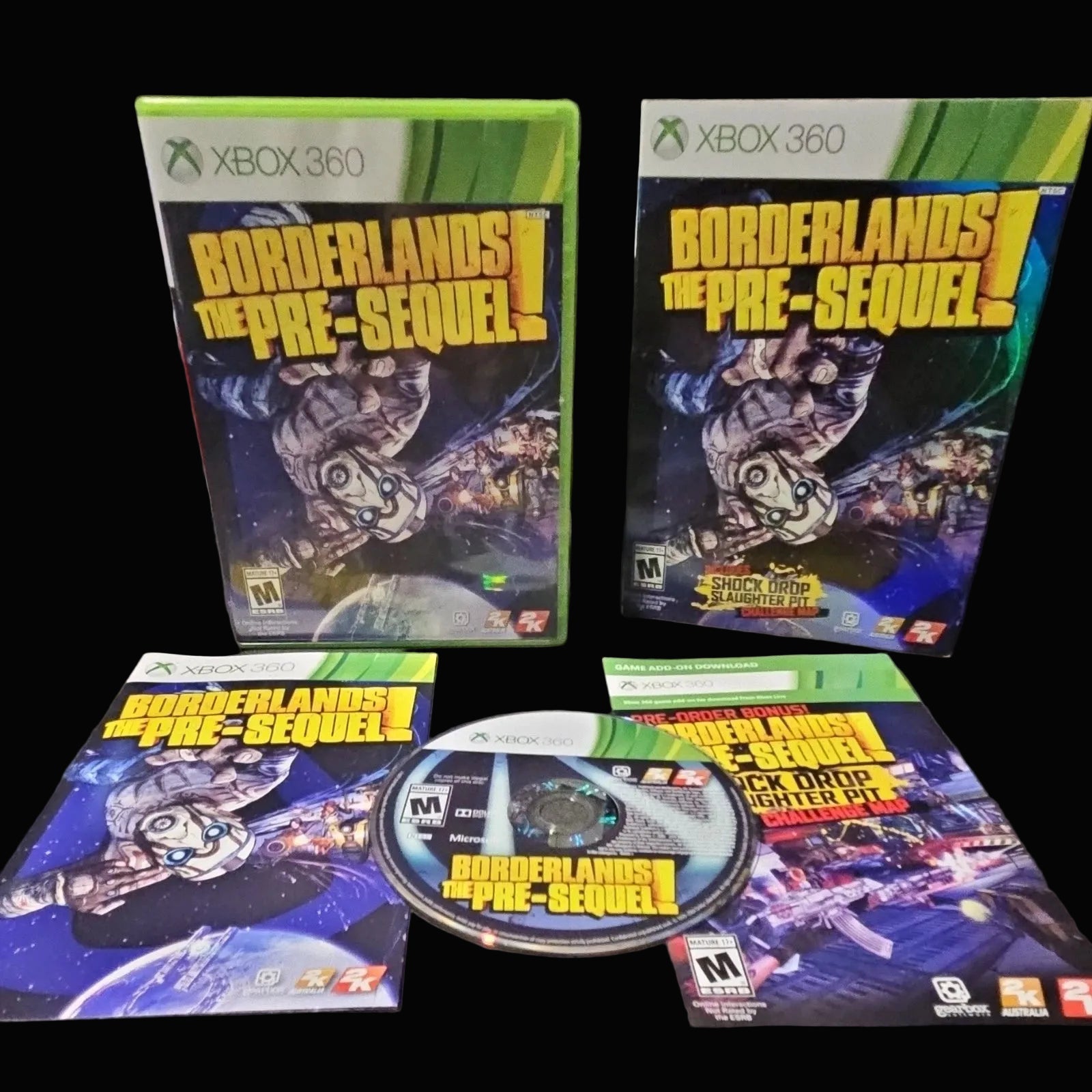 🌟Borderlands: The Pre-Sequel! Xbox 360 Complete!! Very Good!! 🌟